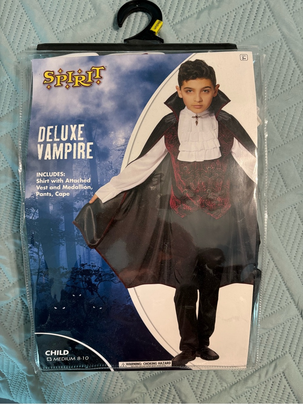 Spirit Halloween Deluxe Vampire Costume Child Medium 8-10